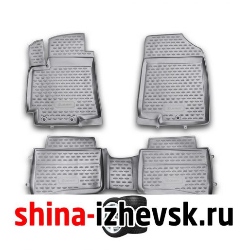 Коврик Autofamily коврик в салон полиуретановый черный для KIA Rio III 2011-2014, 2015- в Ижевске